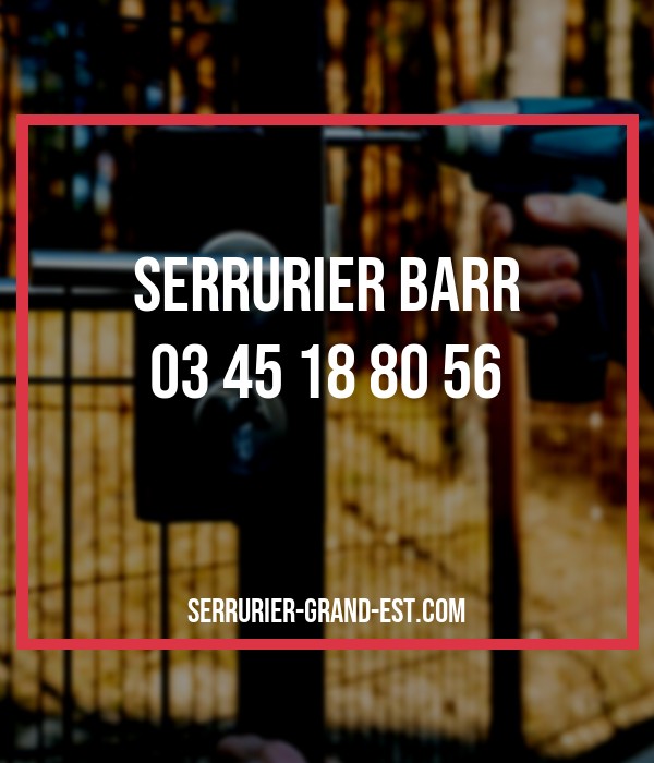 serrurier Barr pas cher